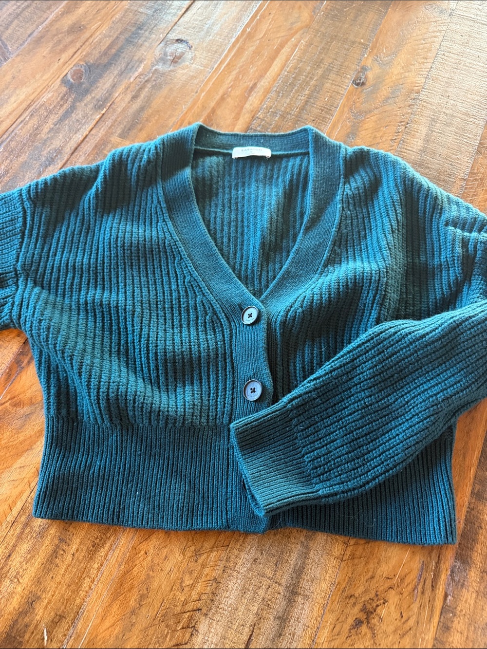 Aritzia Babaton cropped cardigan Green Medium